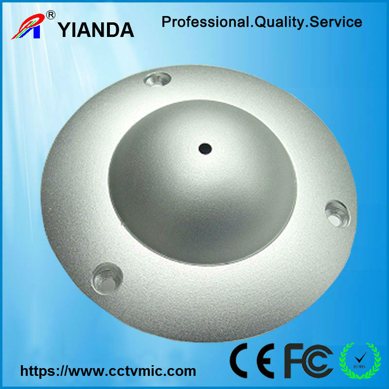 Flying saucer shape sound monitor high quality cctv microphone