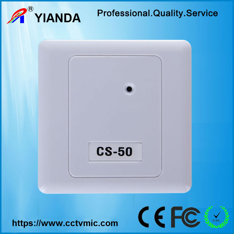 Switch panel shape adjustable sensitivity sound monitor cctv microphone