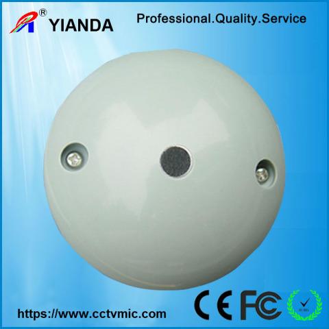 Mushroom shape sound monitor cctv microphone setup