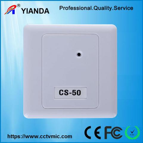 Switch panel shape adjustable sensitivity sound monitor cctv microphone
