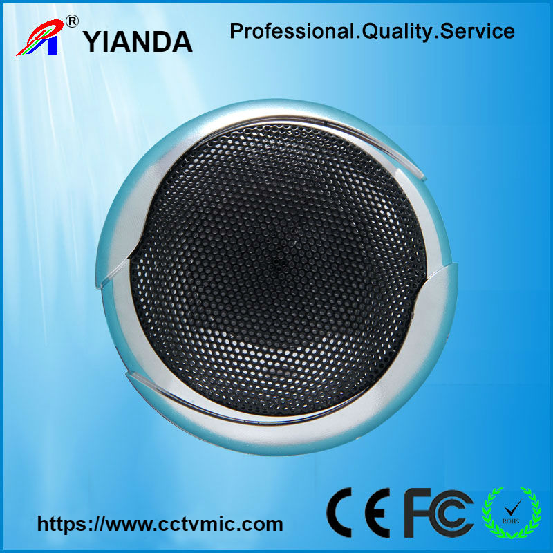 Full frequency security surveillance anechoic cctv microphone for cctv system