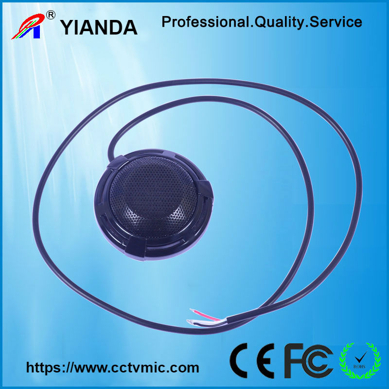 Desk cctv microphone CCTV IP Camera Speaker Microphone with FCC, CE, RoHS