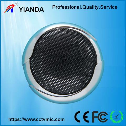 Full frequency security surveillance anechoic cctv microphone for cctv system